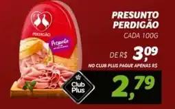 Supermercado Cubatao Presunto perdigão oferta