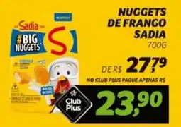 Supermercado Cubatao Nuggets de frango sadia oferta