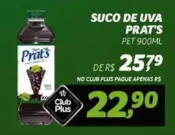 Supermercado Cubatao Suco de uva prat's oferta