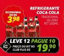 Supermercado Cubatao Refrigerante coca cola tradicional ou zero oferta