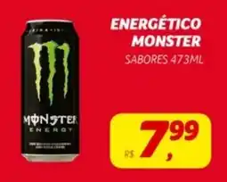 Supermercado Cubatao Energético monster sabores oferta