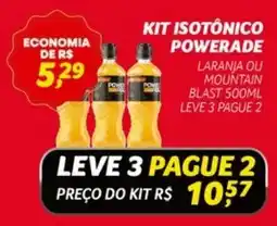 Supermercado Cubatao Kit isotônico powerade laranja ou mountain blast oferta