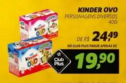 Supermercado Cubatao Kinder ovo personagens diversos oferta