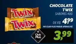 Supermercado Cubatao Chocolate twix oferta