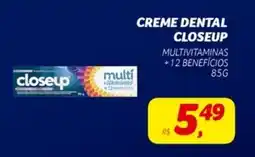 Supermercado Cubatao Creme dental closeup oferta
