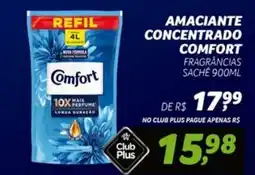 Supermercado Cubatao Amaciante concentrado comfort fragrâncias sache oferta