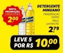 Supermercado Cubatao Detergente minuano fragrancias oferta