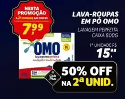 Supermercado Cubatao Lava-roupas em pó omo lavagem perfeita oferta
