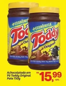 Fort Atacadista Achocolatado em Pó Toddy Original Pote oferta