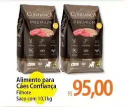 Atacadão Alimento para Cães Confiança Filhote Saco oferta
