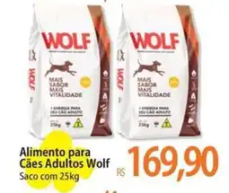 Atacadão Alimento para Cães Adultos Wolf Saco oferta