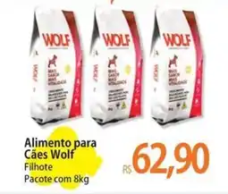 Atacadão Alimento para Cães Wolf Filhote Pacote oferta