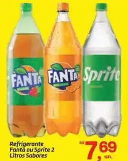 Fort Atacadista Refrigerante Fanta ou Sprite Sabores oferta