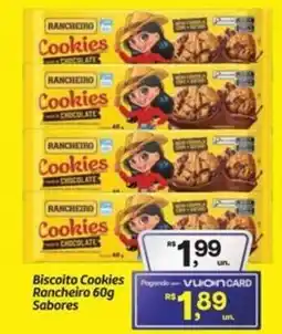 Fort Atacadista Biscoito Cookies Rancheiro Sabores oferta