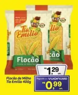 Fort Atacadista Flocão de Milho Tio Emilio oferta