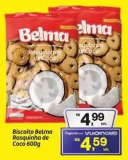 Fort Atacadista Biscoito Belma Rosquinha de Coco oferta