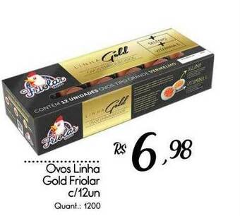 Giassi Supermercados Ovos Linha Gold Friolar oferta