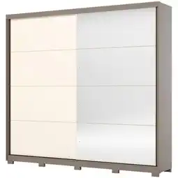 Benoit Guarda Roupa / Roupeiro Henn D350 Dream 2 Portas Deslizantes 6 Gavetas C/ Espelho MDF 240x26 oferta