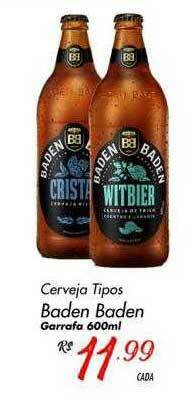 Muffato Cerveja Tipos Baden Baden oferta