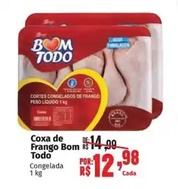 Supermercados Mateus Coxa de Frango Bom Todo Congelada oferta