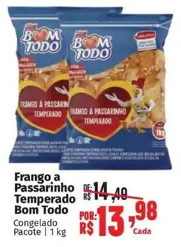 Supermercados Mateus Frango a Passarinho Temperado Bom Todo Congelado Pacote oferta