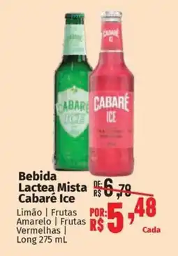 Supermercados Mateus Bebida Lactea Mista Cabaré Ice oferta