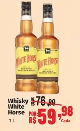 Supermercados Mateus Whisky White Horse oferta