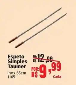 Supermercados Mateus Espeto Simples Taumer oferta