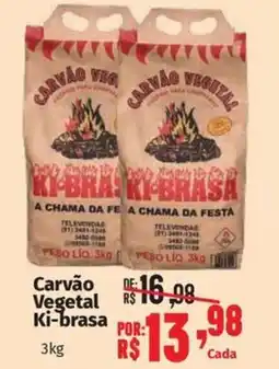 Supermercados Mateus Carvão Vegetal Ki-brasa oferta