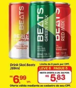 Fort Atacadista Drink Skol Beats oferta