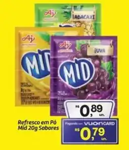 Fort Atacadista Refresco em Pó Mid Sabores oferta