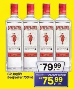 Fort Atacadista Gin Inglês Beefeater oferta