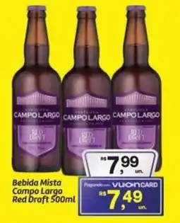 Fort Atacadista Bebida Mista Campo Largo Red Draft oferta