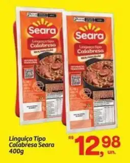 Fort Atacadista Linguiça Tipo Calabresa Seara oferta