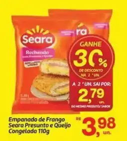 Fort Atacadista Empanado de Frango Seara Presunto e Queijo Congelada oferta