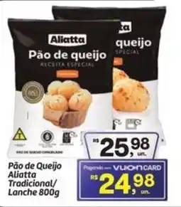 Fort Atacadista Pão de Queijo Aliatta Tradicional/ Lanche oferta