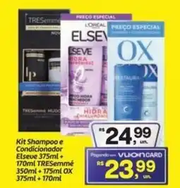 Fort Atacadista Kit Shampoo e Condicionador Elseve oferta
