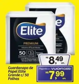 Fort Atacadista Guardanapo de Papel Elite Grande c/50 Folhas oferta