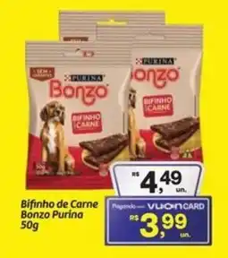 Fort Atacadista Bifinho de Carne Bonzo Purina oferta