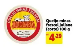Mercado Extra Queijo minas frescal Juliana (corte) oferta