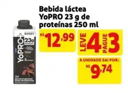 Mercado Extra Bebida láctea YOPRO 23 g de proteínas oferta