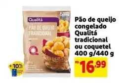 Mercado Extra Pão de queijo congelado Qualitá tradicional ou coquetel oferta