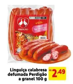 Mercado Extra Linguiça calabresa defumada Perdigão a granel oferta