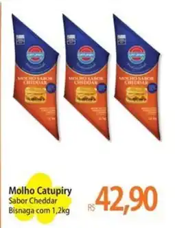 Atacadão Molho Catupiry Sabor Cheddar Bisnaga oferta