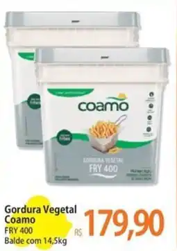 Atacadão Gordura Vegetal Coamo FRY 400 Balde oferta