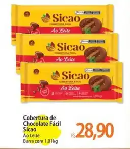Atacadão Cobertura de Chocolate Fácil Sicao oferta
