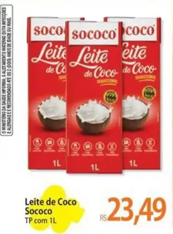 Atacadão Leite de Coco Sococo oferta