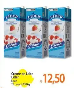 Atacadão Creme de Leite Lider oferta