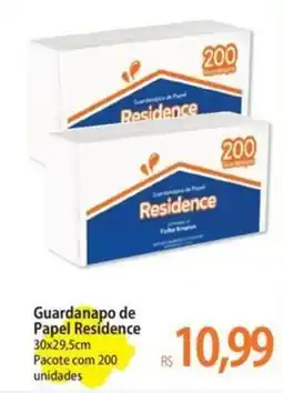 Atacadão Guardanapo de Papel Residence oferta