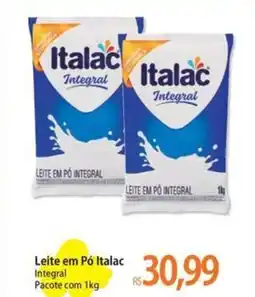 Atacadão Leite em Pó Italac Integral Pacote oferta